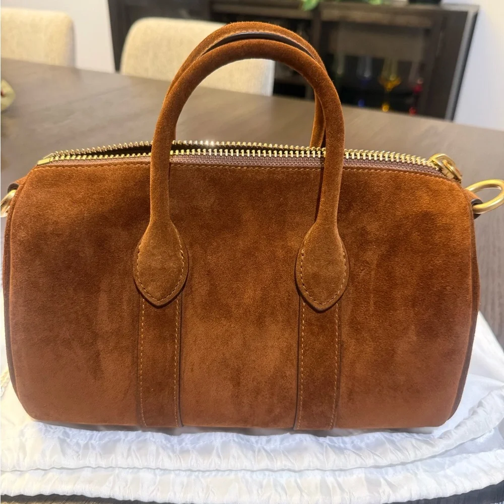 Coach Compass 25 Brown Suede - Picture 3 of 8